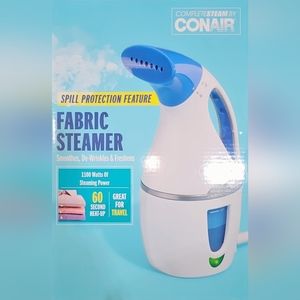 Conair Travel Fabric Steamer, Blue & White